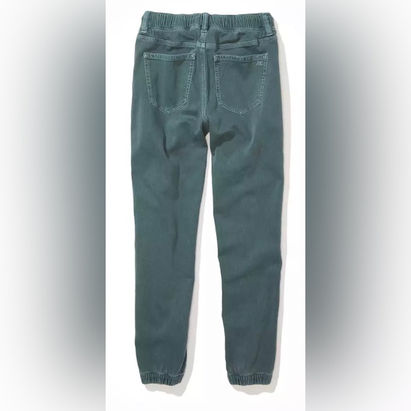 American Eagle Stretch Tomgirl Utility Jogger Teal Size 2 Short - Picture 5 of 10